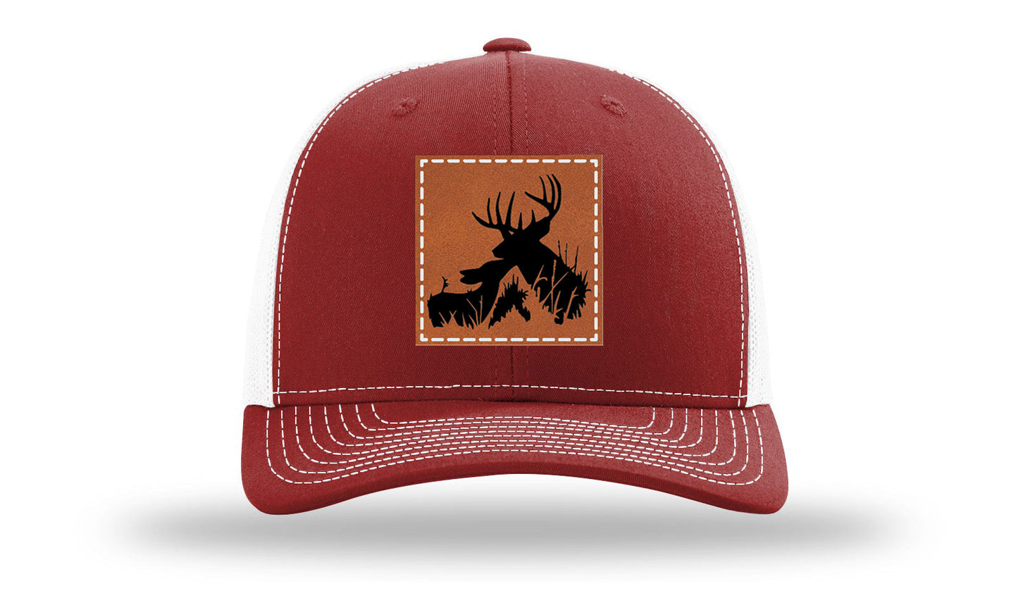 Buck Doe Leather Patch Richardson 112 Hat