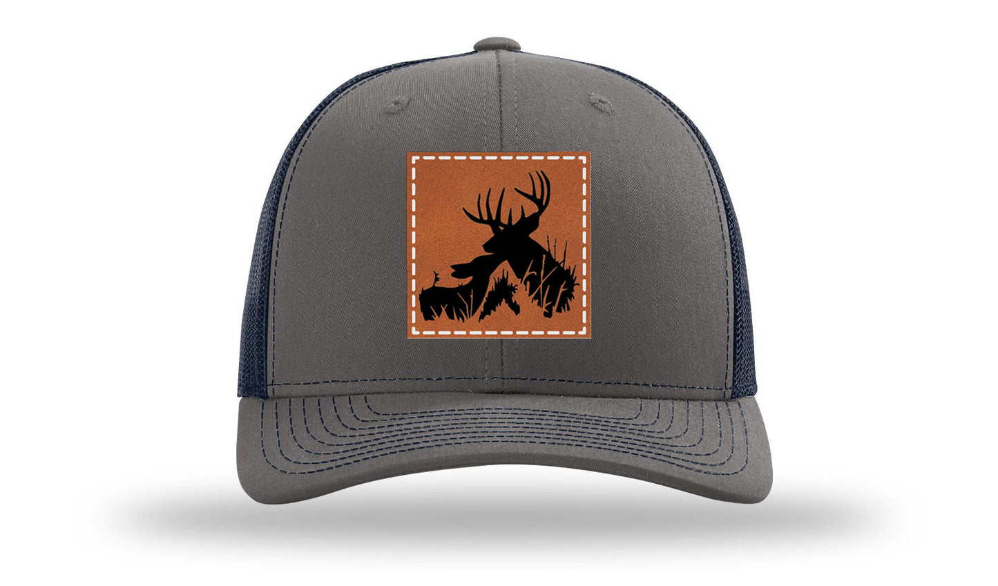 Buck Doe Leather Patch Richardson 112 Hat