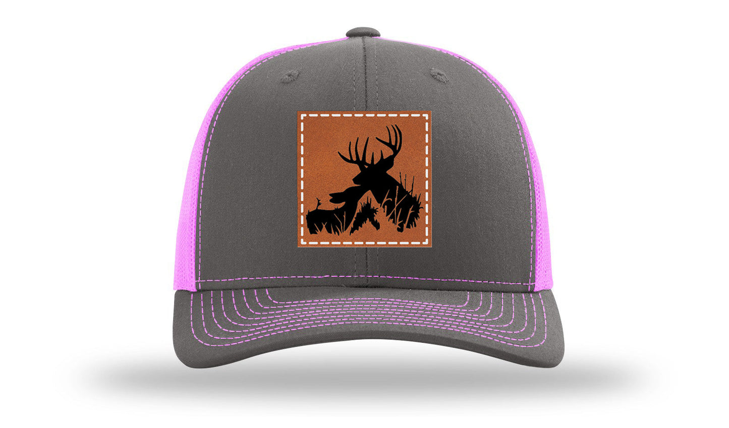 Buck Doe Leather Patch Richardson 112 Hat