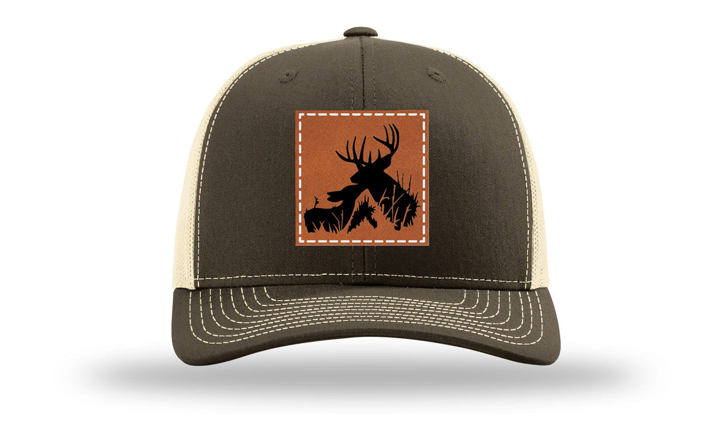 Buck Doe Leather Patch Richardson 112 Hat