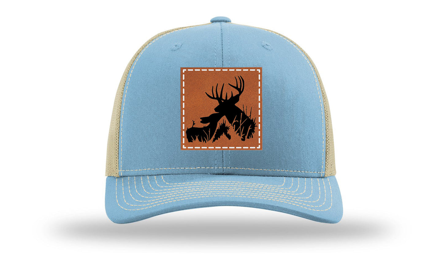 Buck Doe Leather Patch Richardson 112 Hat