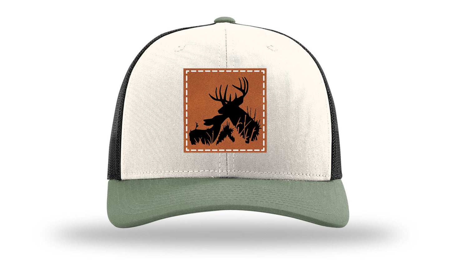 Buck Doe Leather Patch Richardson 112 Hat