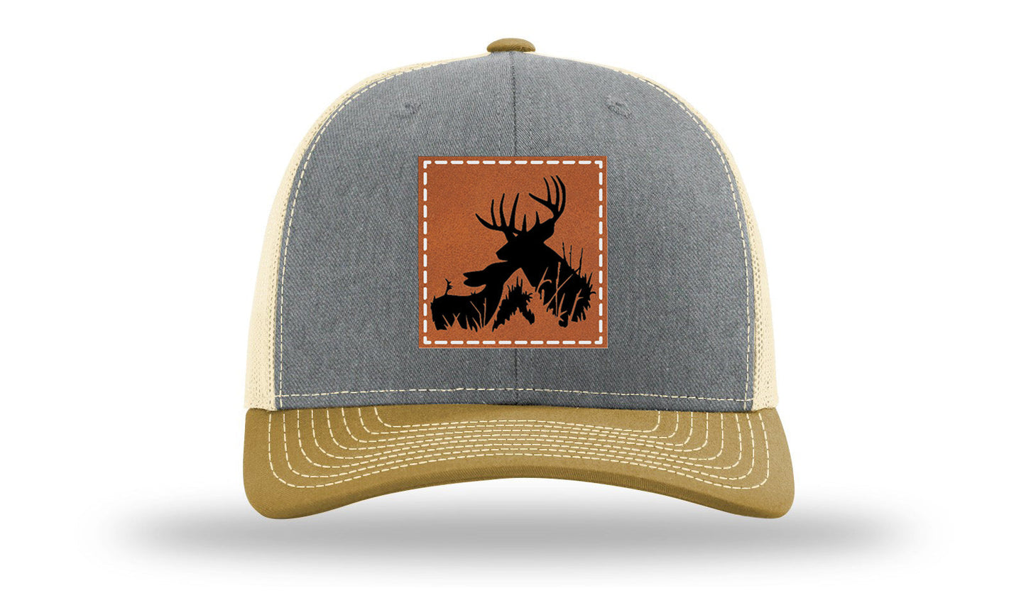 Buck Doe Leather Patch Richardson 112 Hat