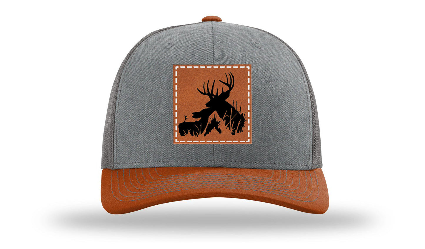 Buck Doe Leather Patch Richardson 112 Hat