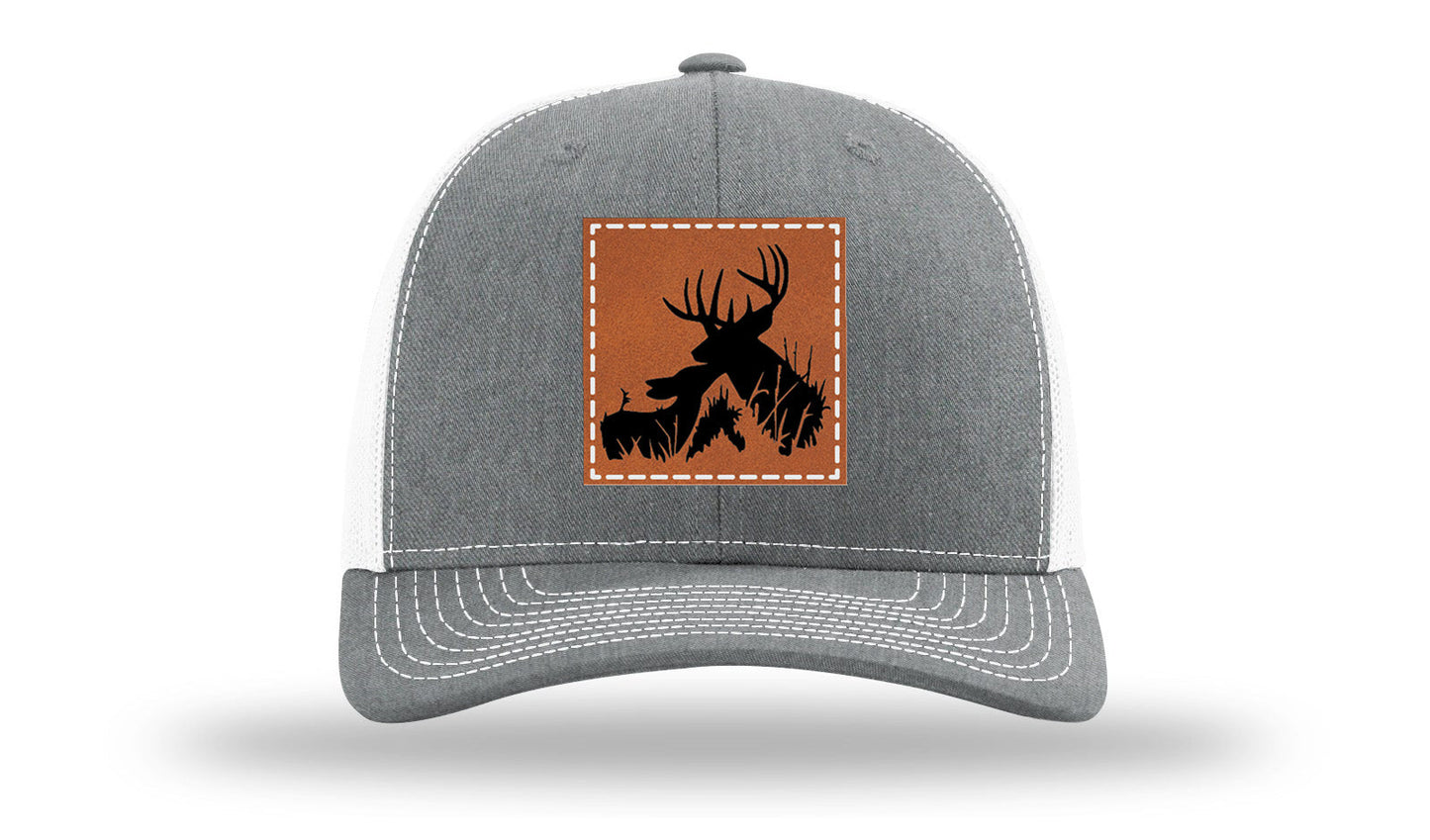 Buck Doe Leather Patch Richardson 112 Hat