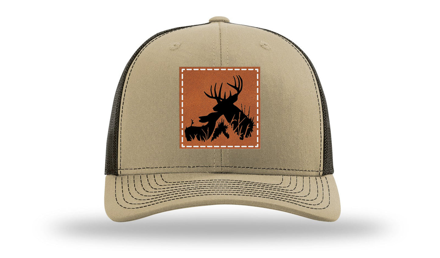 Buck Doe Leather Patch Richardson 112 Hat