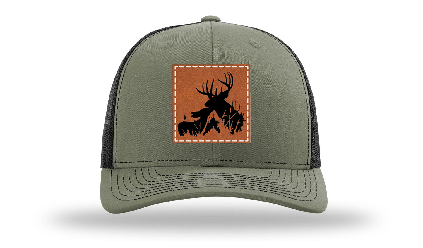Buck Doe Leather Patch Richardson 112 Hat
