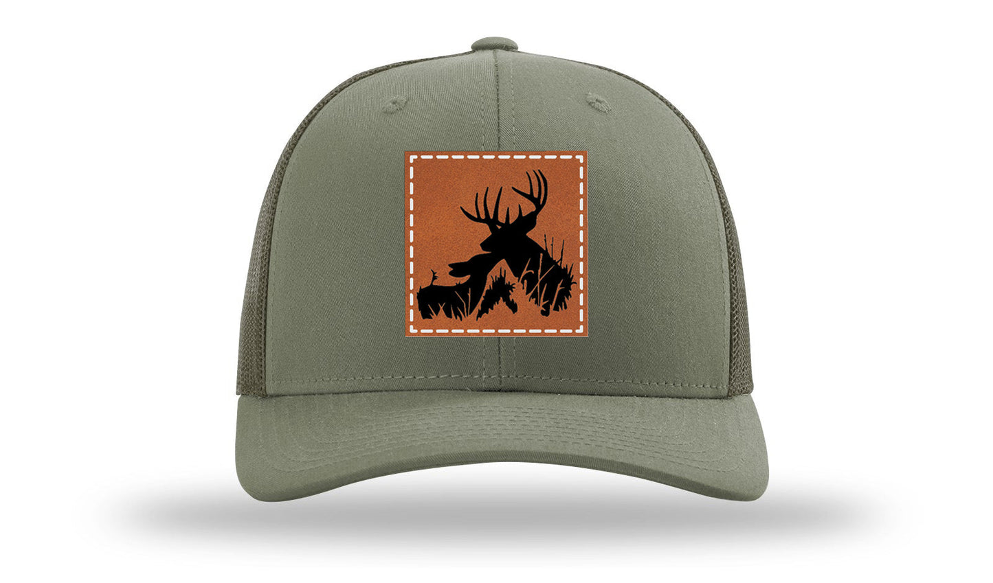 Buck Doe Leather Patch Richardson 112 Hat