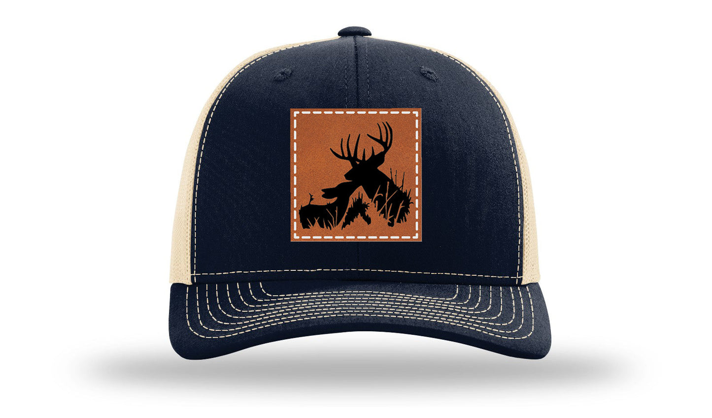 Buck Doe Leather Patch Richardson 112 Hat