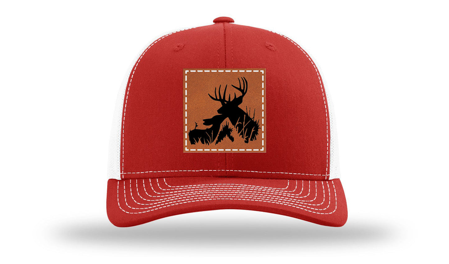 Buck Doe Leather Patch Richardson 112 Hat