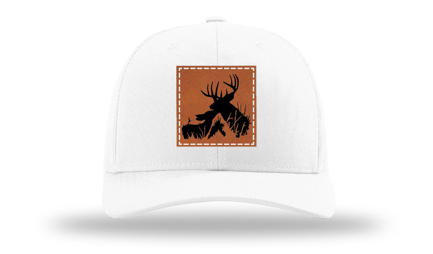 Buck Doe Leather Patch Richardson 112 Hat