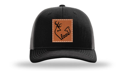 Buck Doe Love Leather Patch Richardson 112 Hat