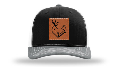 Buck Doe Love Leather Patch Richardson 112 Hat