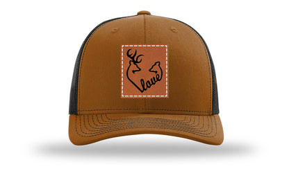 Buck Doe Love Leather Patch Richardson 112 Hat
