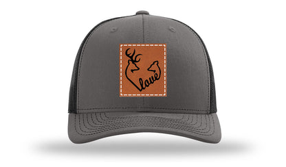 Buck Doe Love Leather Patch Richardson 112 Hat