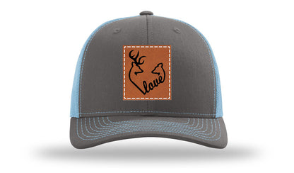 Buck Doe Love Leather Patch Richardson 112 Hat