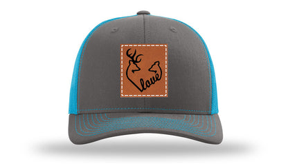 Buck Doe Love Leather Patch Richardson 112 Hat