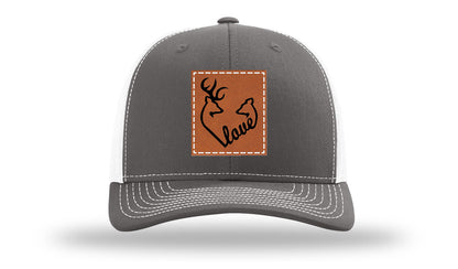 Buck Doe Love Leather Patch Richardson 112 Hat
