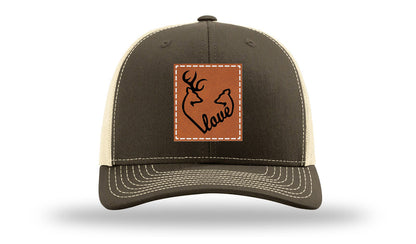 Buck Doe Love Leather Patch Richardson 112 Hat