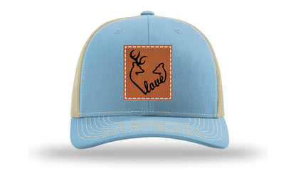 Buck Doe Love Leather Patch Richardson 112 Hat