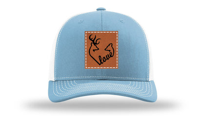 Buck Doe Love Leather Patch Richardson 112 Hat