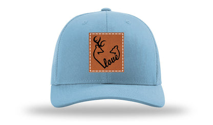 Buck Doe Love Leather Patch Richardson 112 Hat