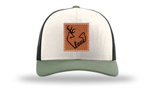 Load image into Gallery viewer, Buck Doe Love Leather Patch Richardson 112 Hat

