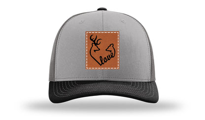 Buck Doe Love Leather Patch Richardson 112 Hat