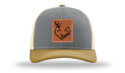 Buck Doe Love Leather Patch Richardson 112 Hat