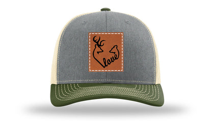 Buck Doe Love Leather Patch Richardson 112 Hat