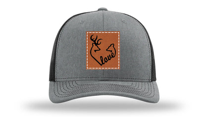 Buck Doe Love Leather Patch Richardson 112 Hat