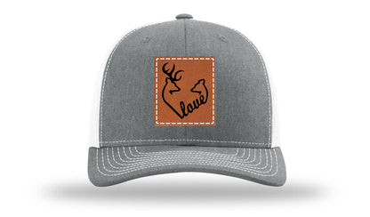 Buck Doe Love Leather Patch Richardson 112 Hat