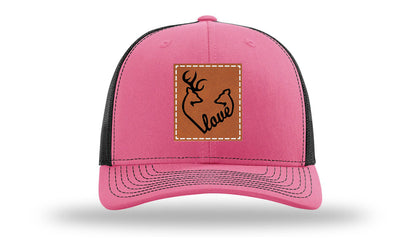 Buck Doe Love Leather Patch Richardson 112 Hat