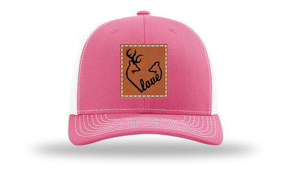 Buck Doe Love Leather Patch Richardson 112 Hat