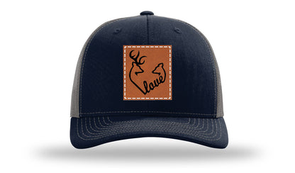 Buck Doe Love Leather Patch Richardson 112 Hat