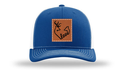 Buck Doe Love Leather Patch Richardson 112 Hat