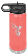 Load image into Gallery viewer, Hummingbird Laser Engraved Water Bottle
