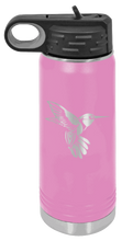 Load image into Gallery viewer, Hummingbird Laser Engraved Water Bottle
