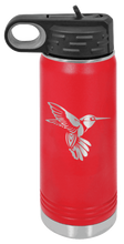 Load image into Gallery viewer, Hummingbird Laser Engraved Water Bottle
