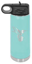 Load image into Gallery viewer, Hummingbird Laser Engraved Water Bottle
