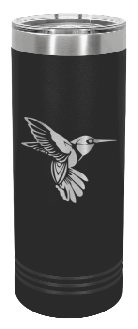 Hummingbird Engraved Skinny Tumbler (Etched)