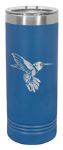 Load image into Gallery viewer, Hummingbird Engraved Skinny Tumbler (Etched)
