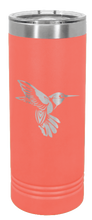 Load image into Gallery viewer, Hummingbird Engraved Skinny Tumbler (Etched)
