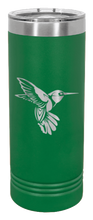 Load image into Gallery viewer, Hummingbird Engraved Skinny Tumbler (Etched)
