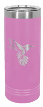 Load image into Gallery viewer, Hummingbird Engraved Skinny Tumbler (Etched)
