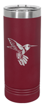 Load image into Gallery viewer, Hummingbird Engraved Skinny Tumbler (Etched)
