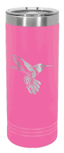 Load image into Gallery viewer, Hummingbird Engraved Skinny Tumbler (Etched)
