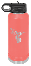 Load image into Gallery viewer, Hummingbird Laser Engraved Water Bottle
