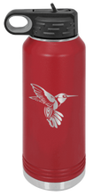 Load image into Gallery viewer, Hummingbird Laser Engraved Water Bottle
