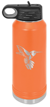 Load image into Gallery viewer, Hummingbird Laser Engraved Water Bottle
